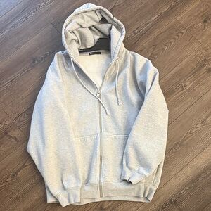 Brandy Melville NWOT hoodie/ jacket gray one size